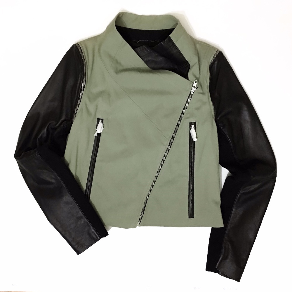Cut25 by Yigal Azrouel Combo Biker Jacket